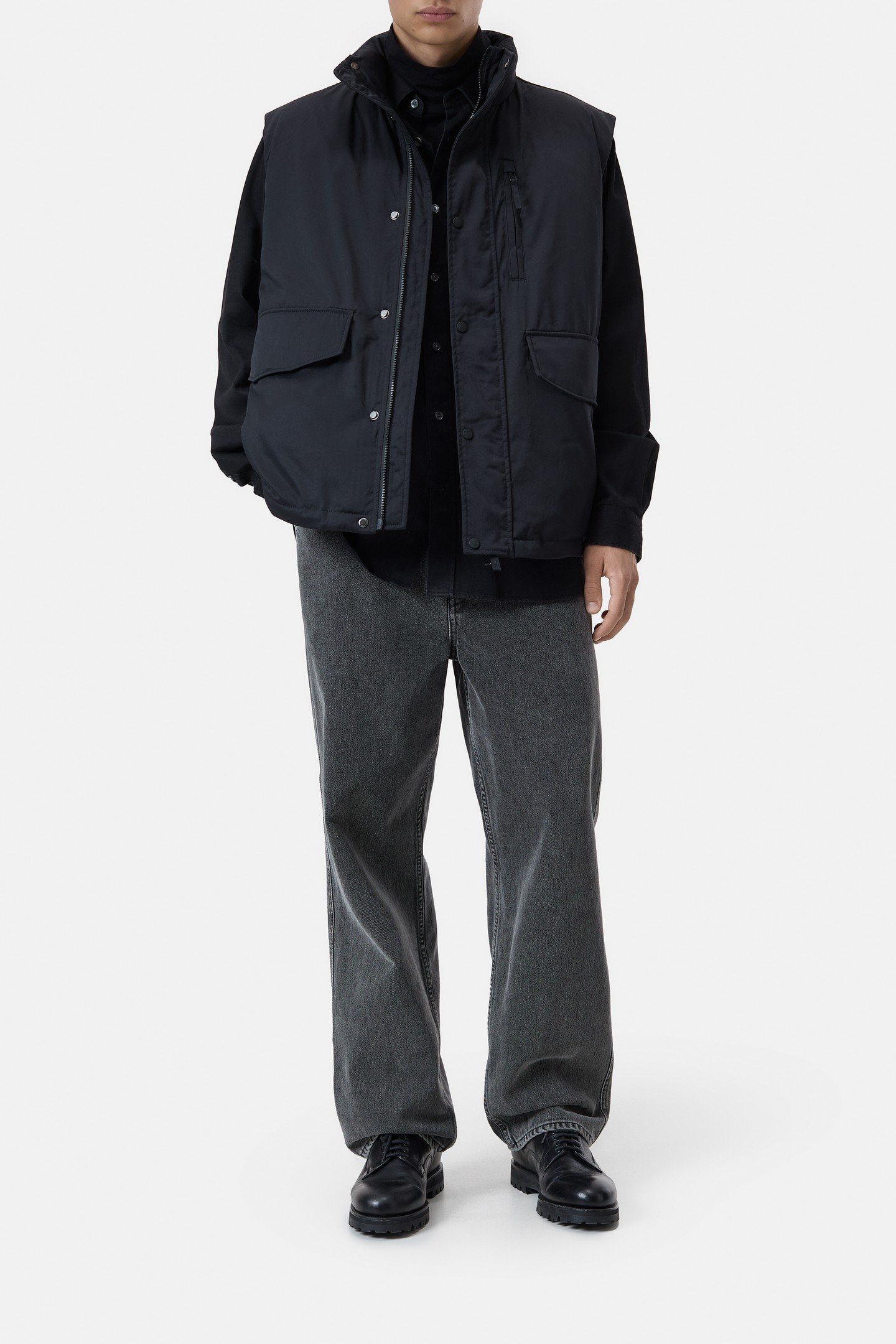 PUFFER GILET BLACK 2