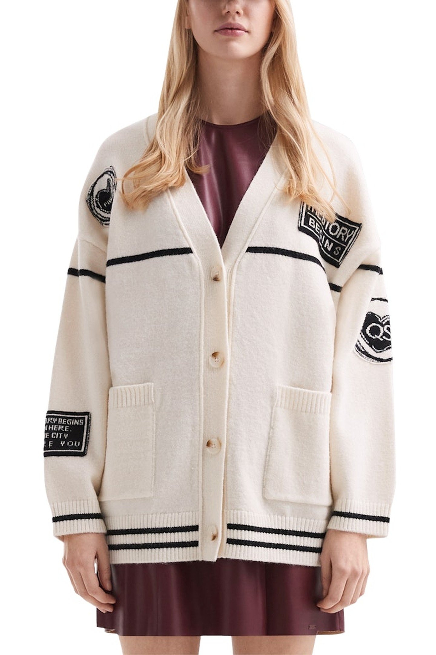 S.OLIVER-QS CARDIGAN OFFWHITE 2