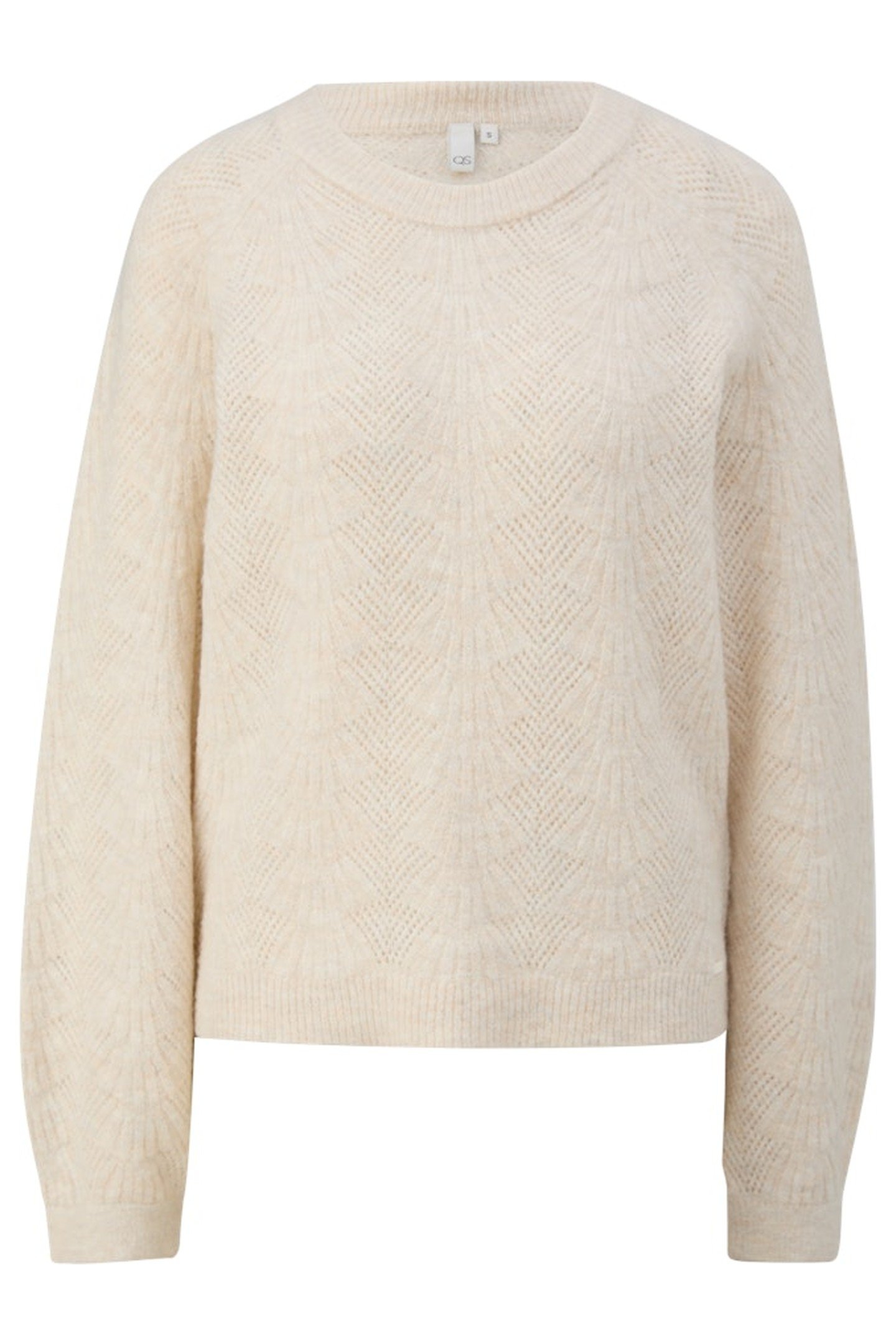 S.OLIVER-QS PULLOVER OFFWHITE 1