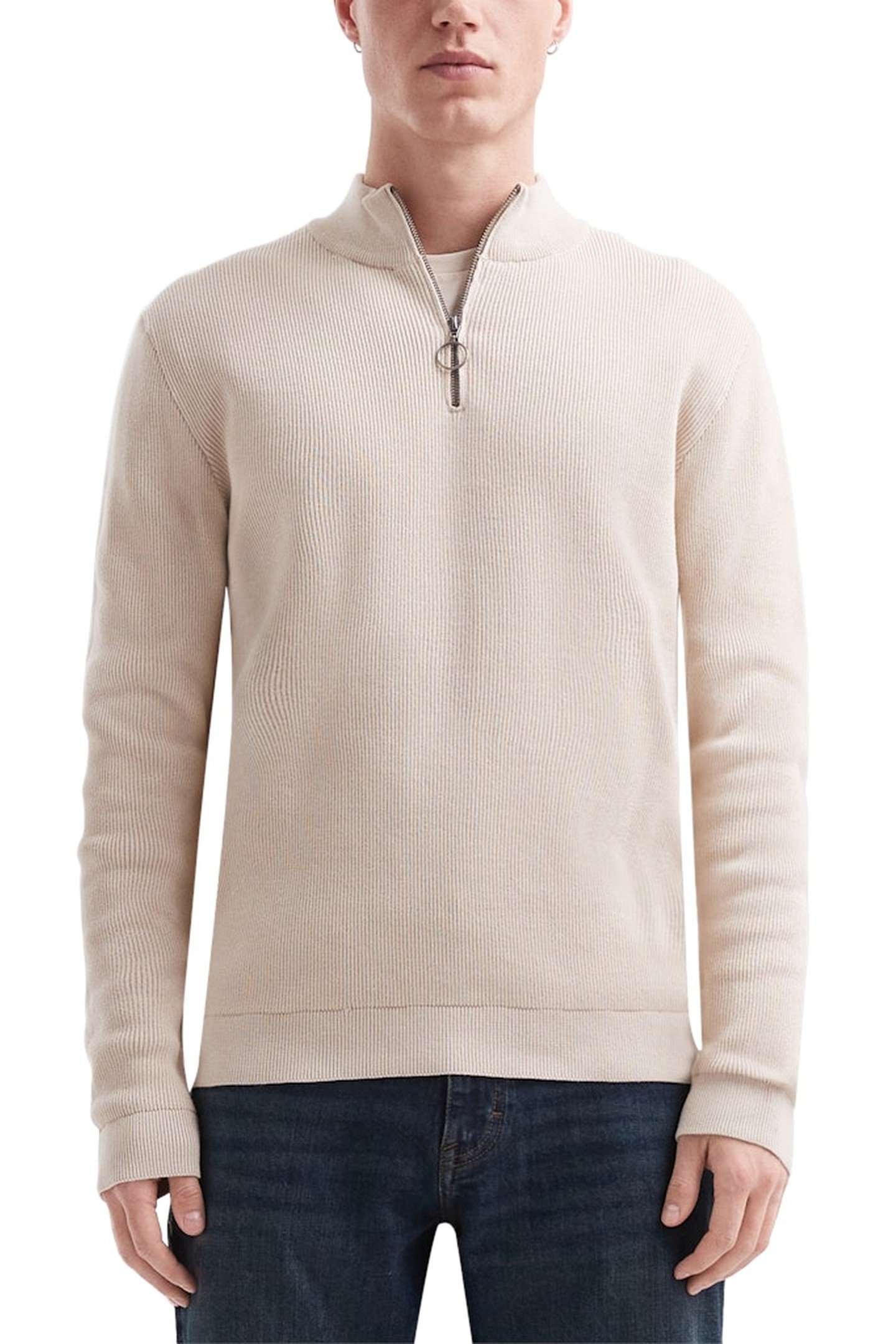S.OLIVER-QS PULLOVER BEIGE 2