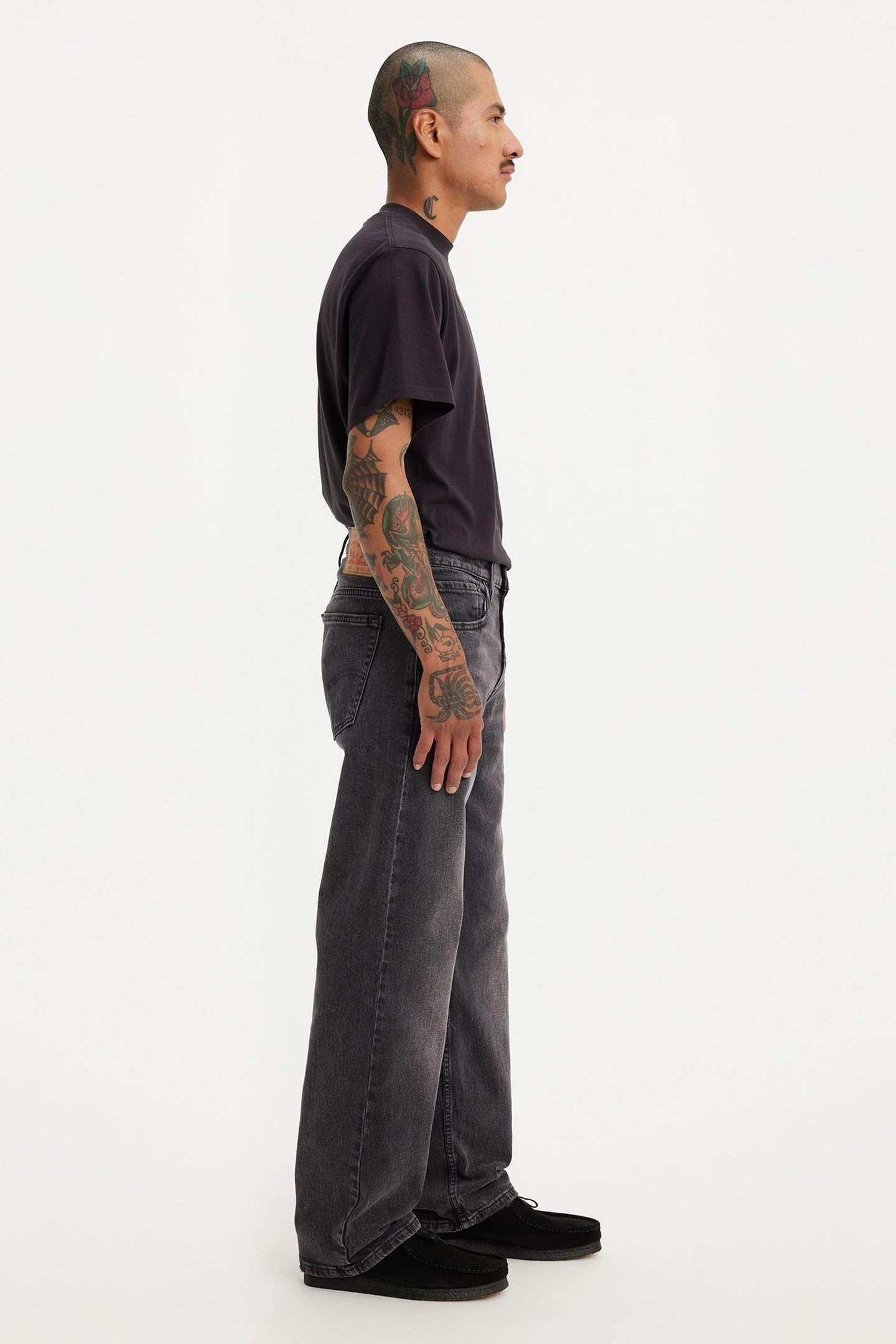 569™ LOOSE STRAIGHT JEANS BLACK 2