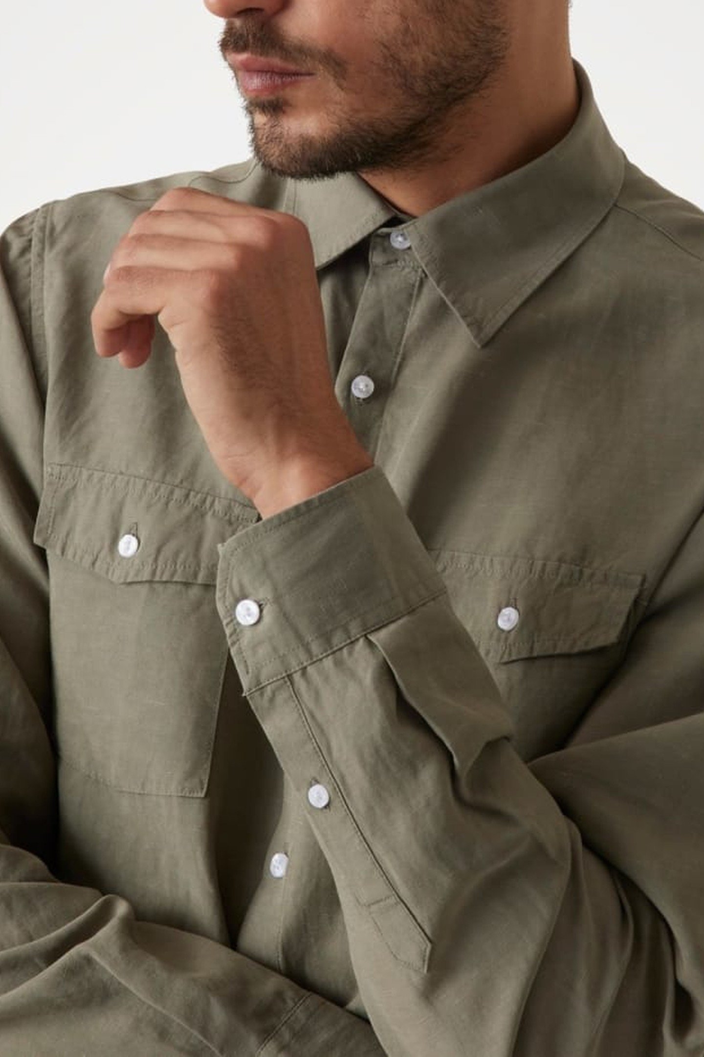 HARRY IT COLLAR WITH MOSSY GREEN 6