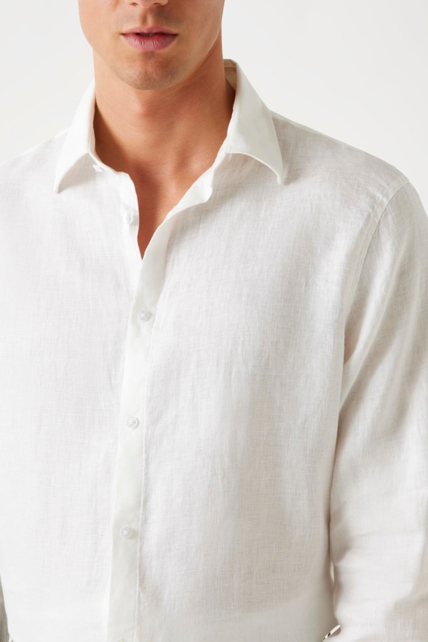 JOE IT COLLAR NOTCHE SALT WHITE 6