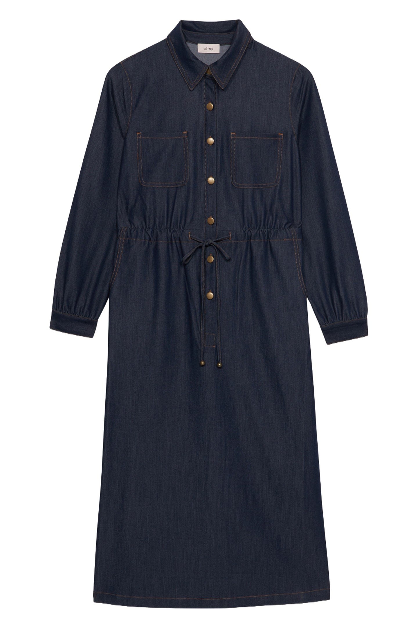LIGHT DENIM CHEMISIER DRESS BLUE 3