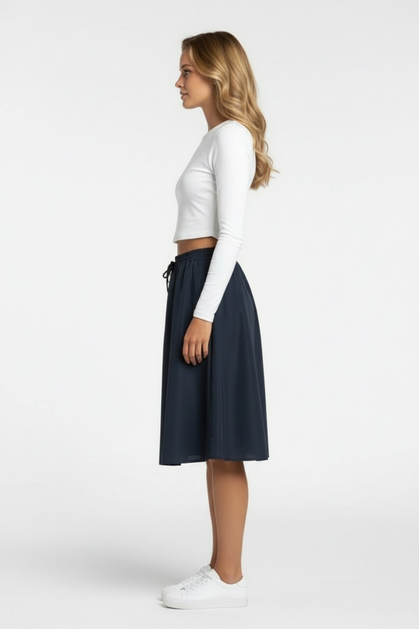 ETNALF SKIRT MIDNIGHT NAVY 3