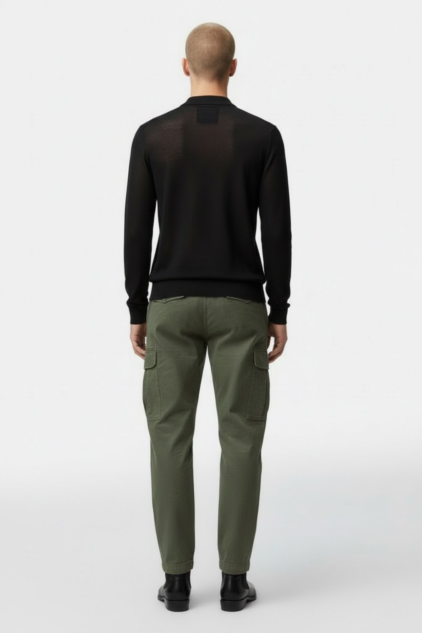 MERIONALF POLO KNIT BLACK 2