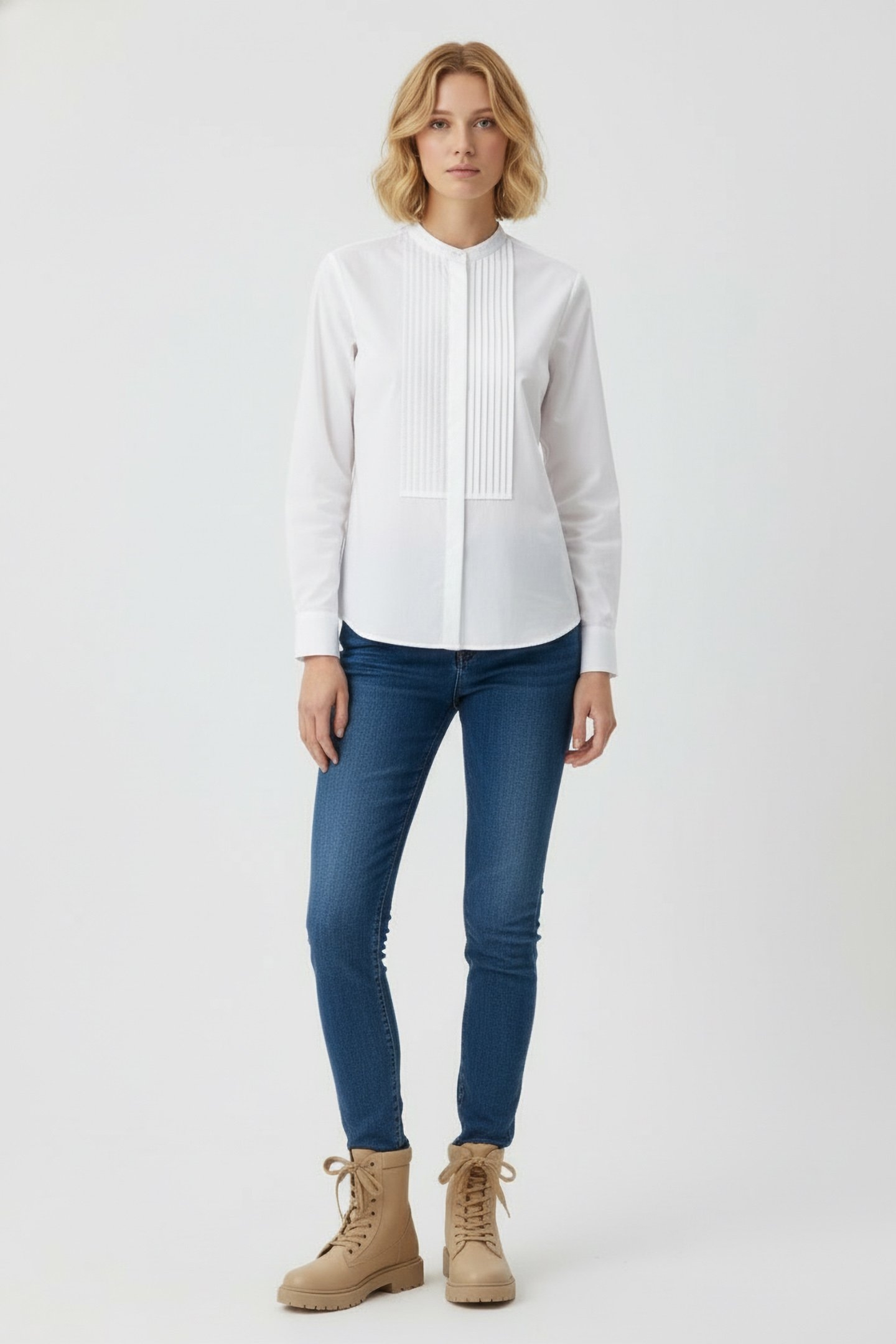 AGNESALF SHIRT WHITE 1