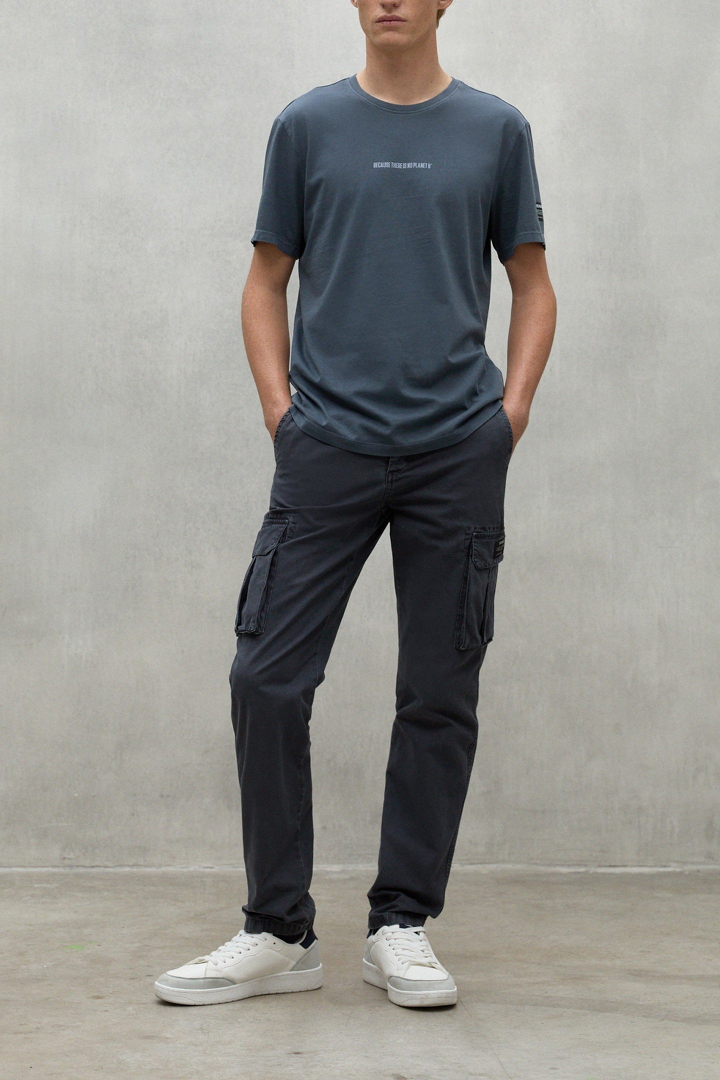 ALMERALF T-SHIRT STEEL BLUE 1