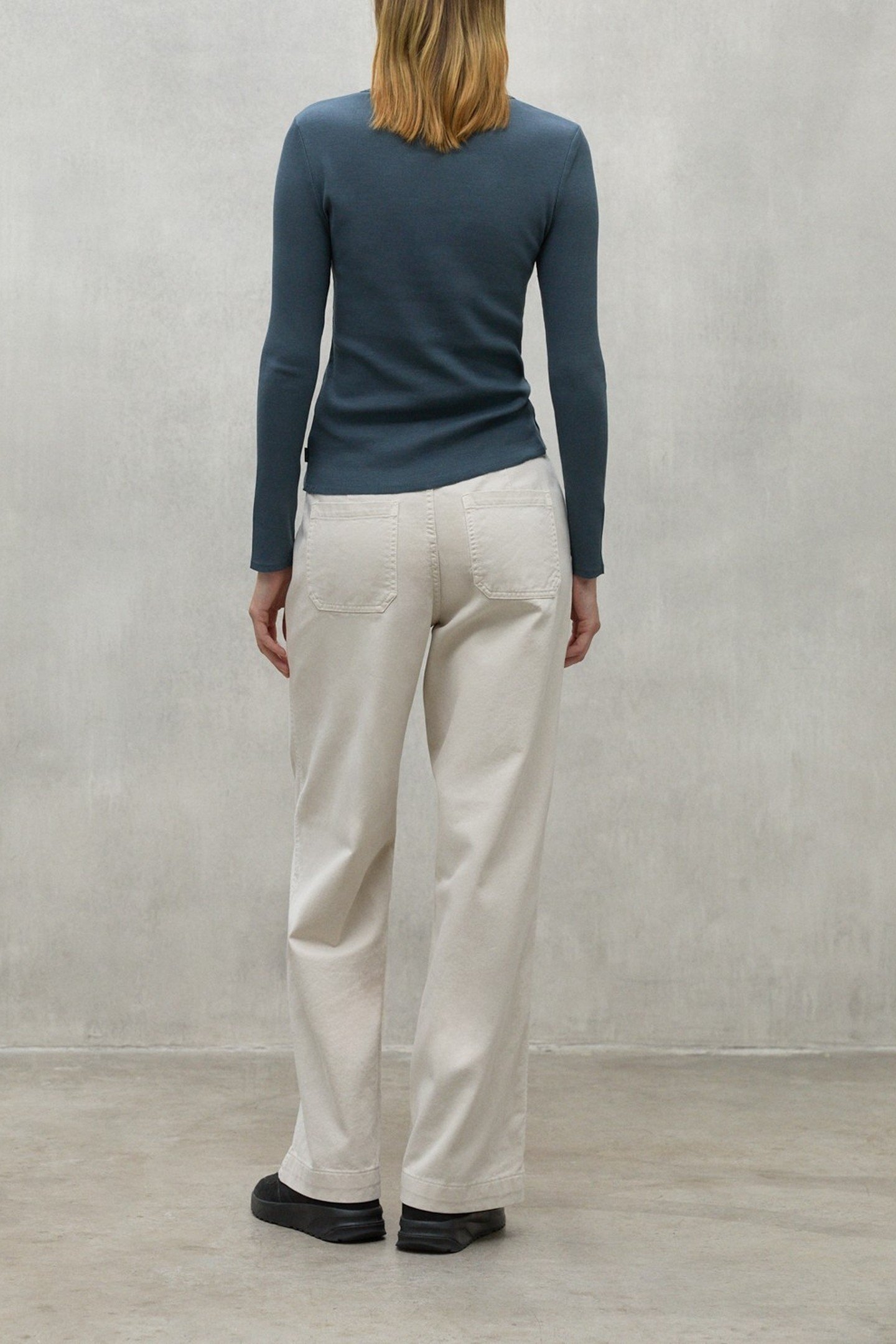 SINESALF LONG SLEEVE T-SHIRT STEEL BLUE 3