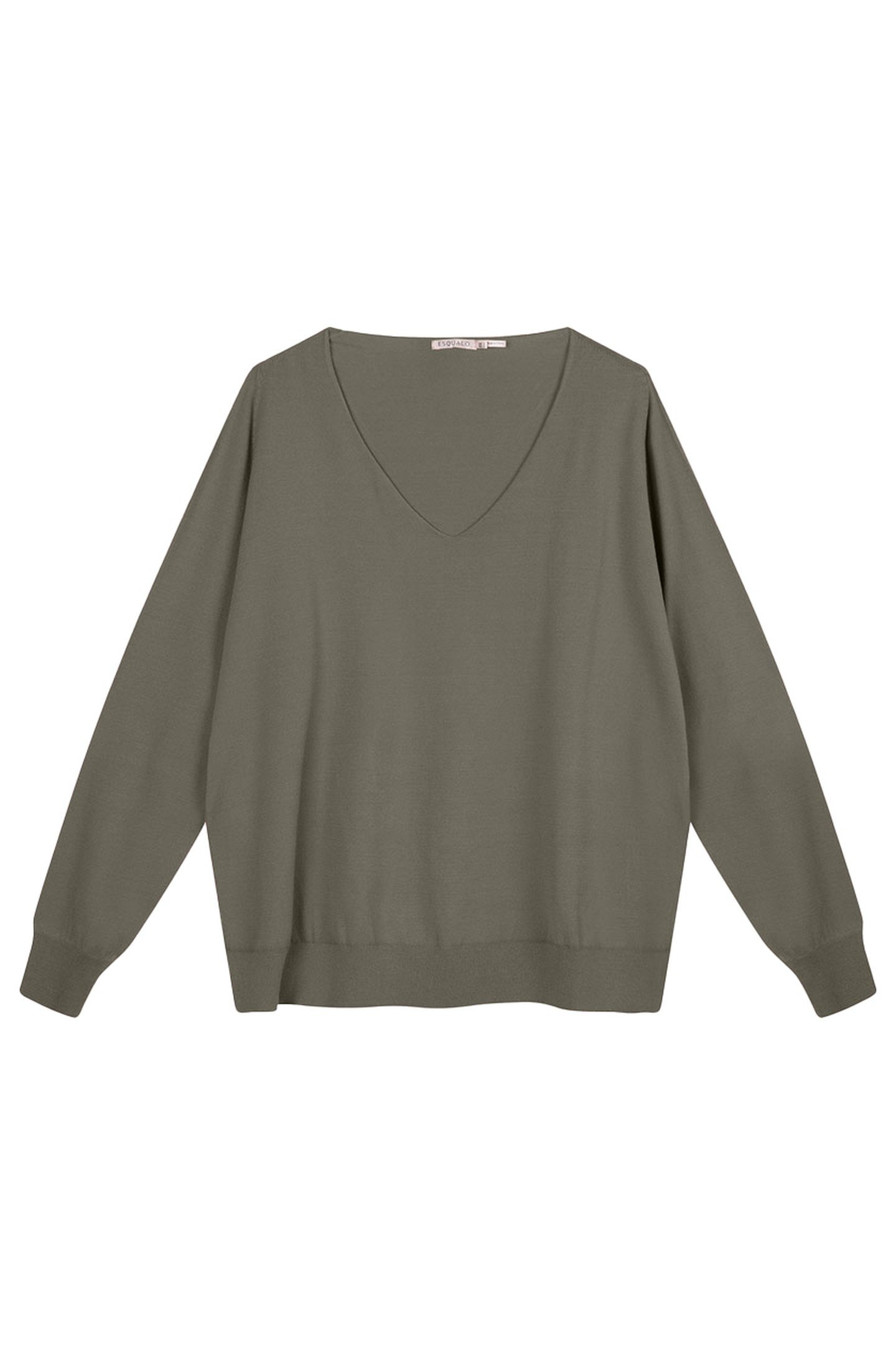 SWEATER RAGLAN V NECK LEAF GREEN 1