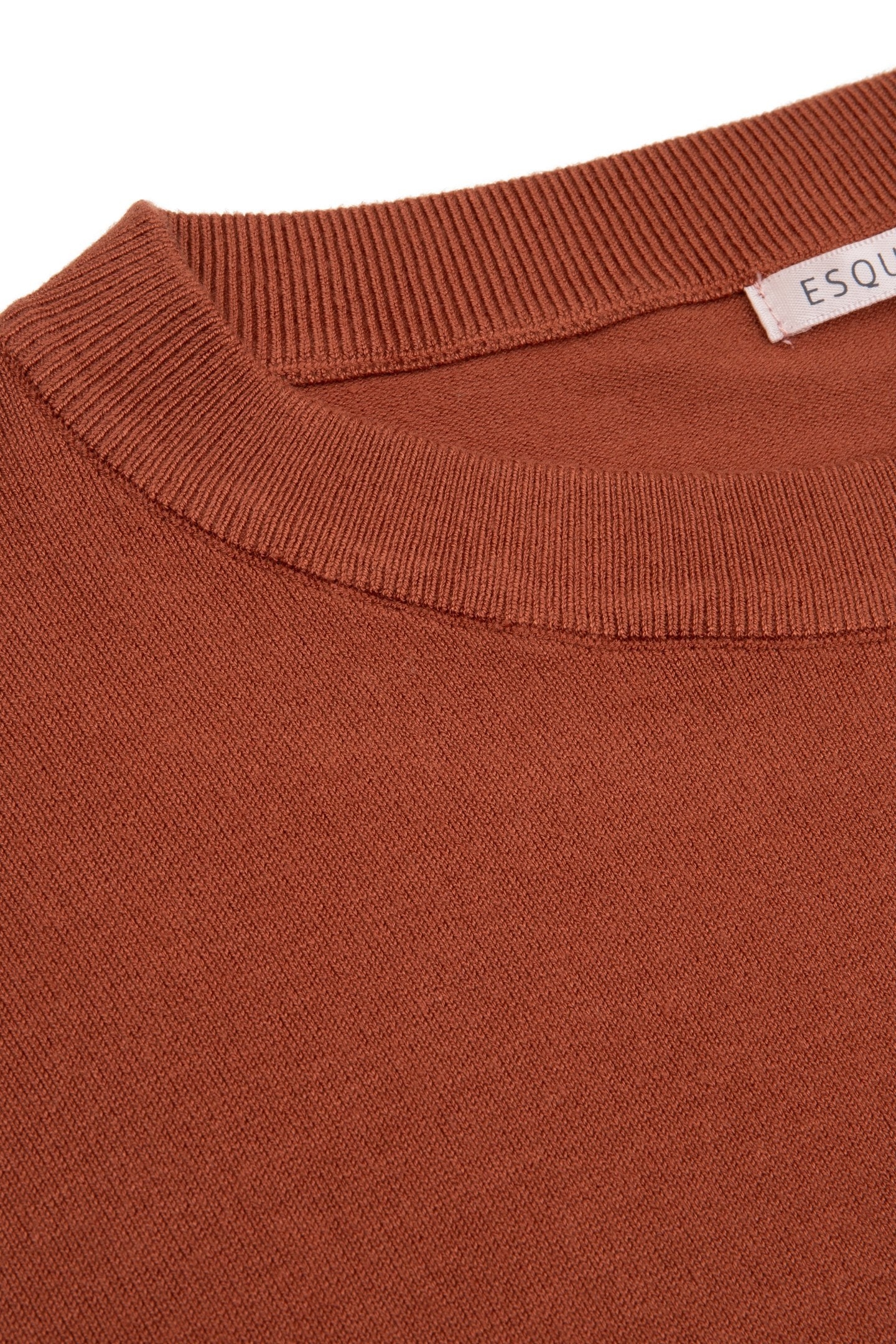 SWEATER BASIC BOXY COPPER BROWN 7