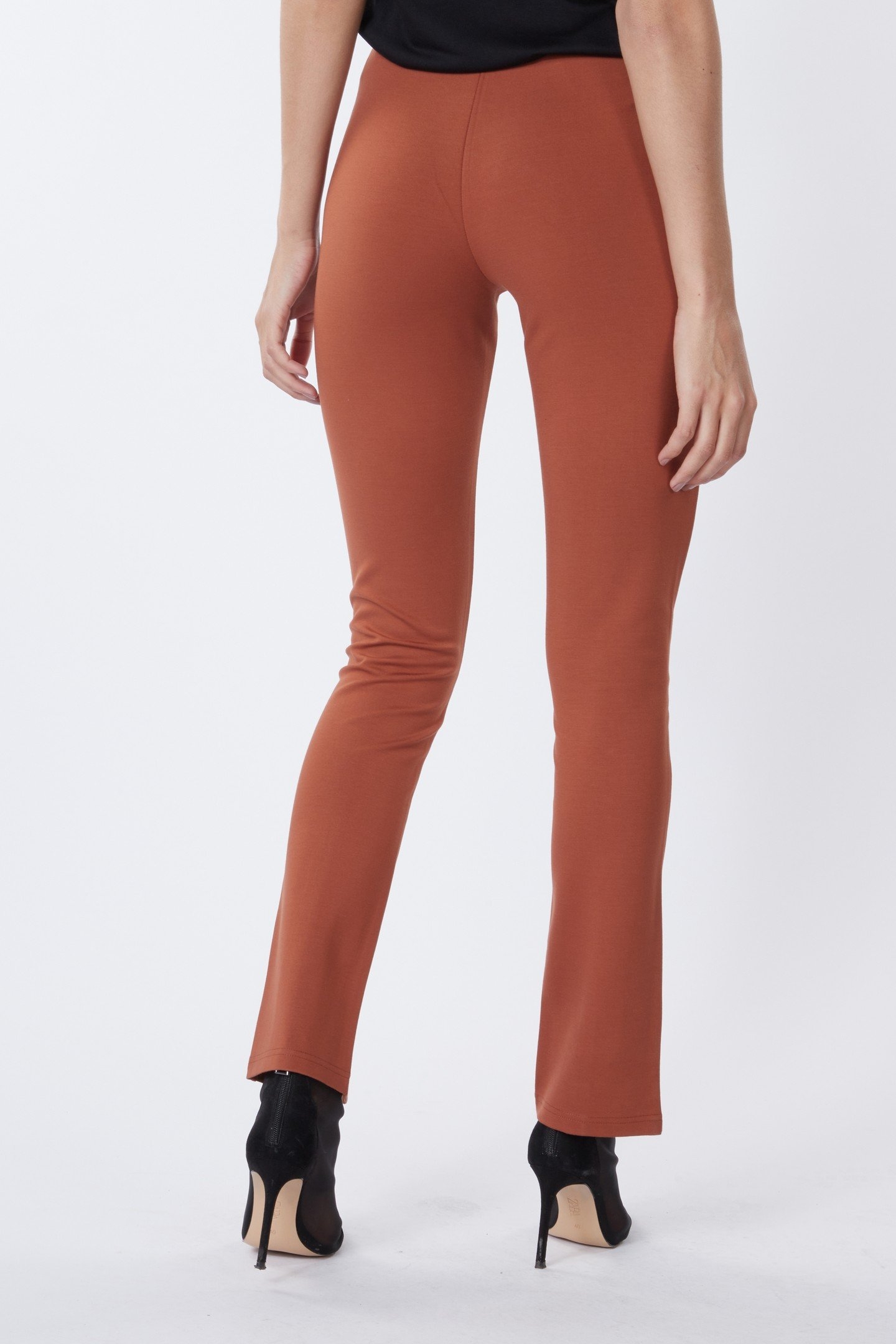 TROUSERS TREGGING SPLIT PUNTO COPPER BROWN 5