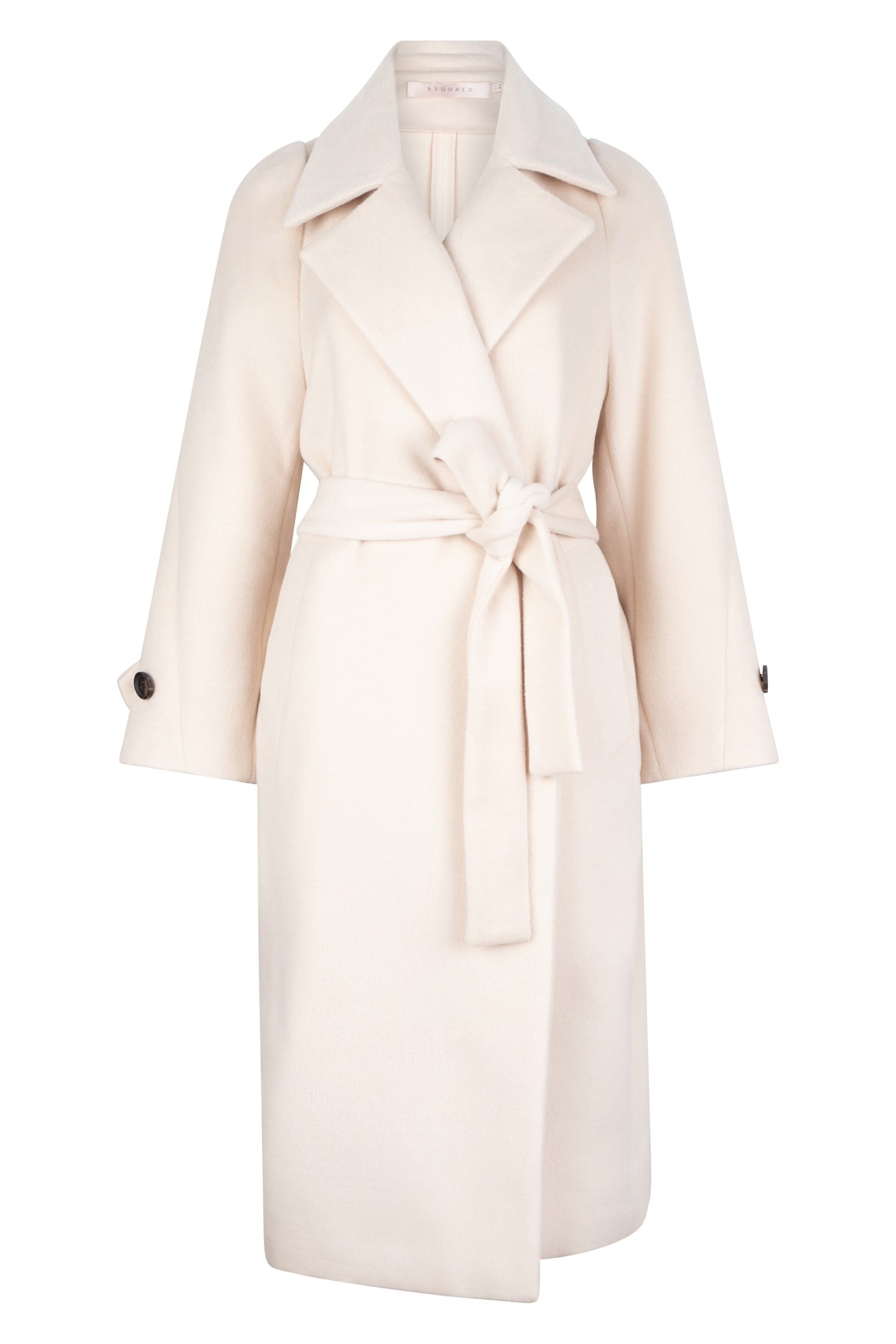 COAT LONG BELT LIGHT SAND 5
