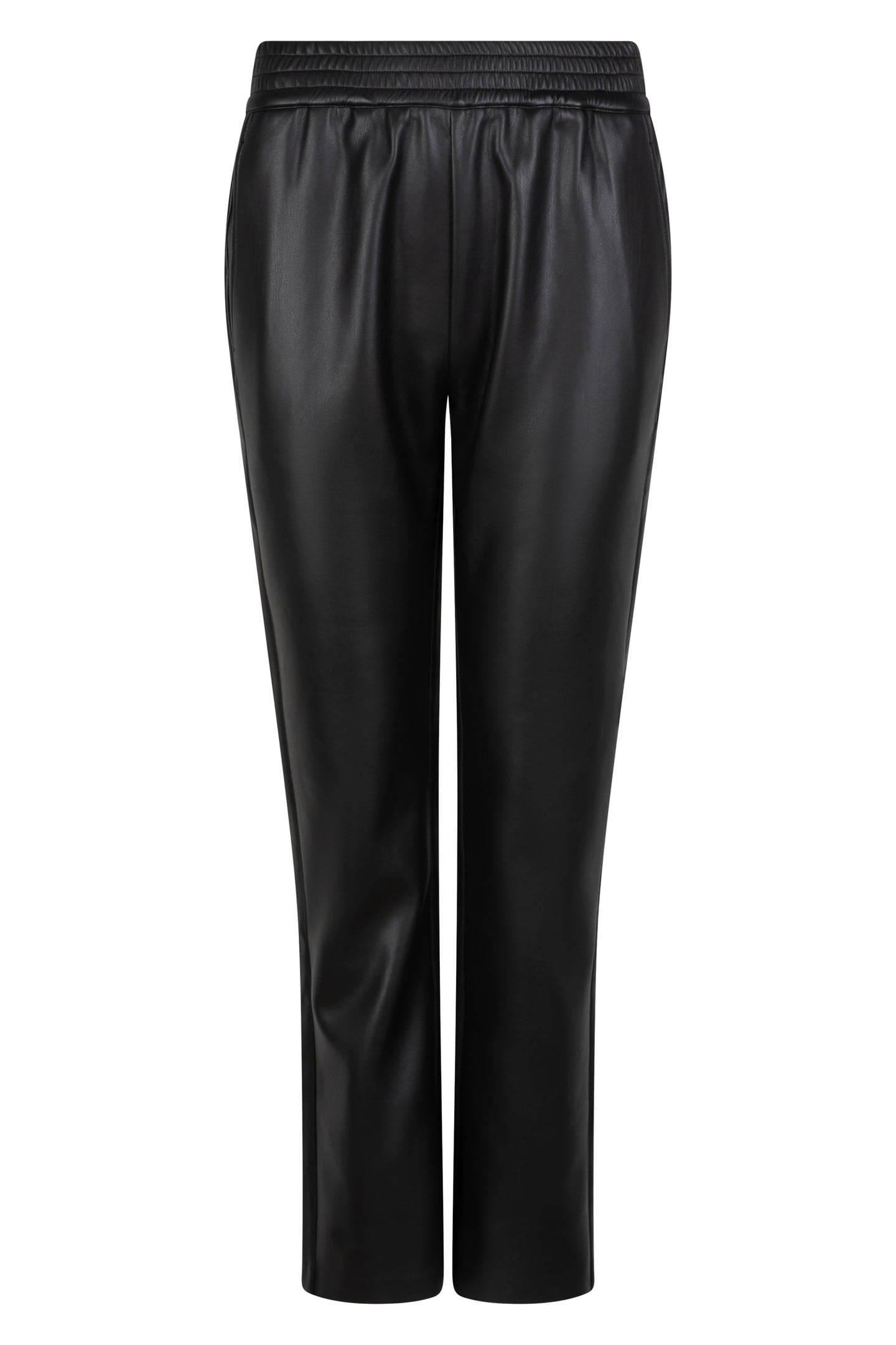 TROUSERS JOGGER PU BLACK 4