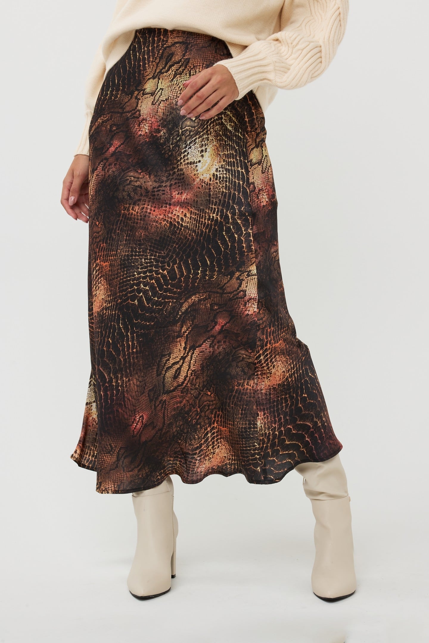 SKIRT LONG SNEAKY EVE PRINT 2