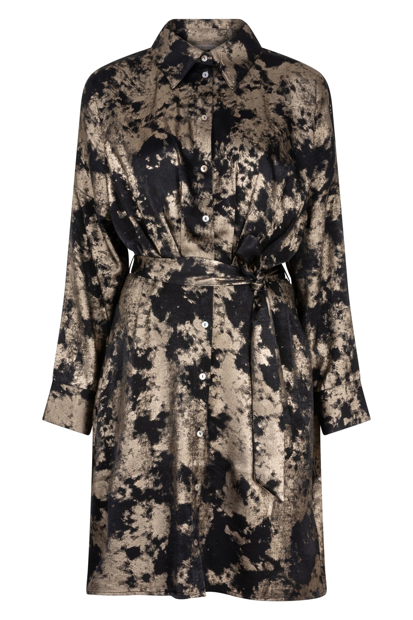 DRESS CONTRAST LAMEE BLACK 4