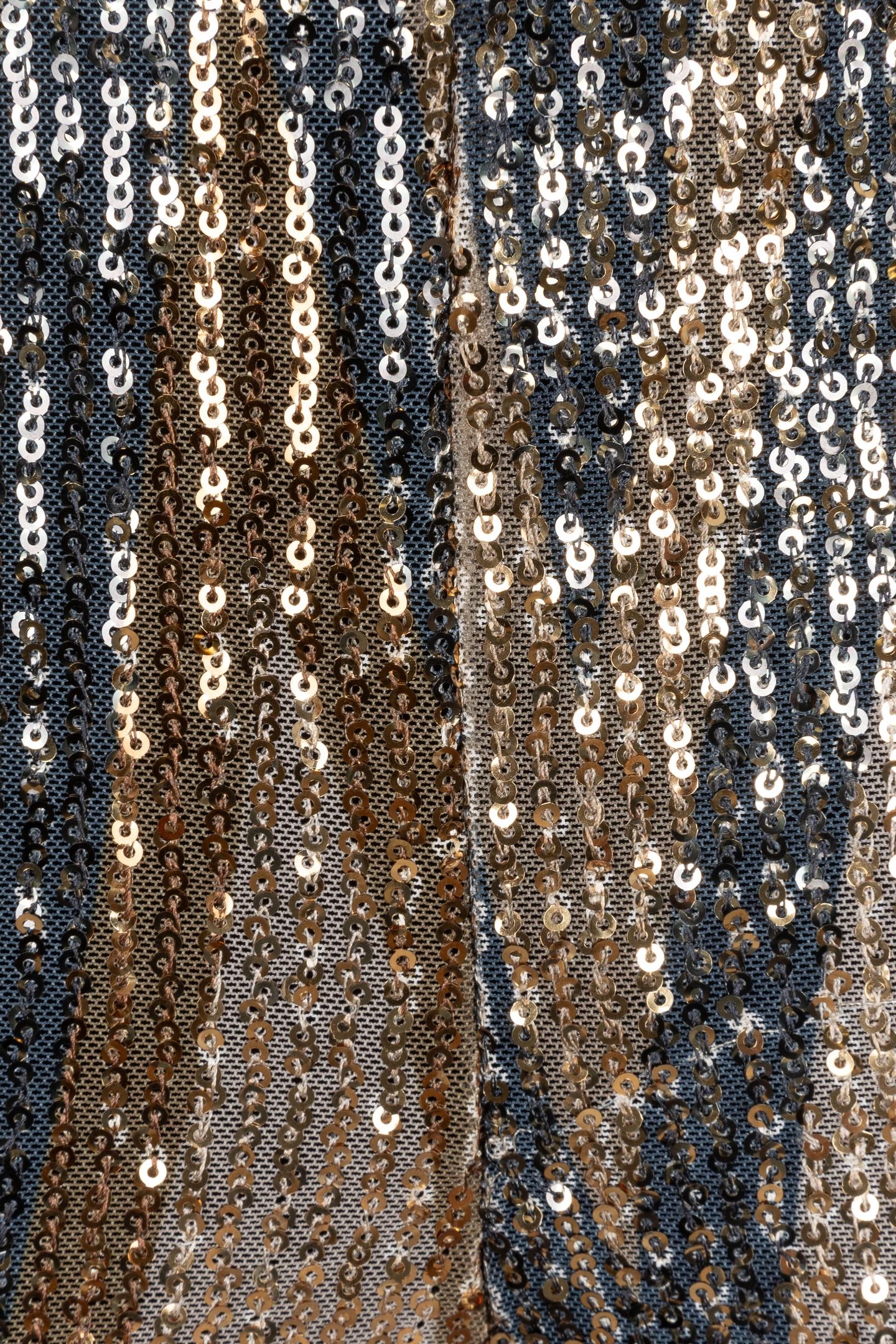 TROUSERS SEQUINS ZIGZAG PRINT 7