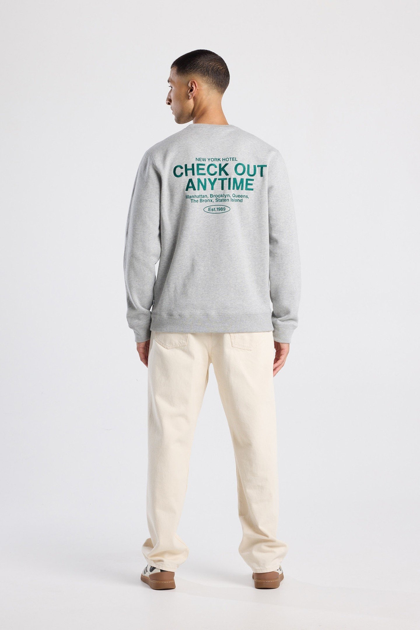 STEPHAN CREW MID GREY MELANGE 2