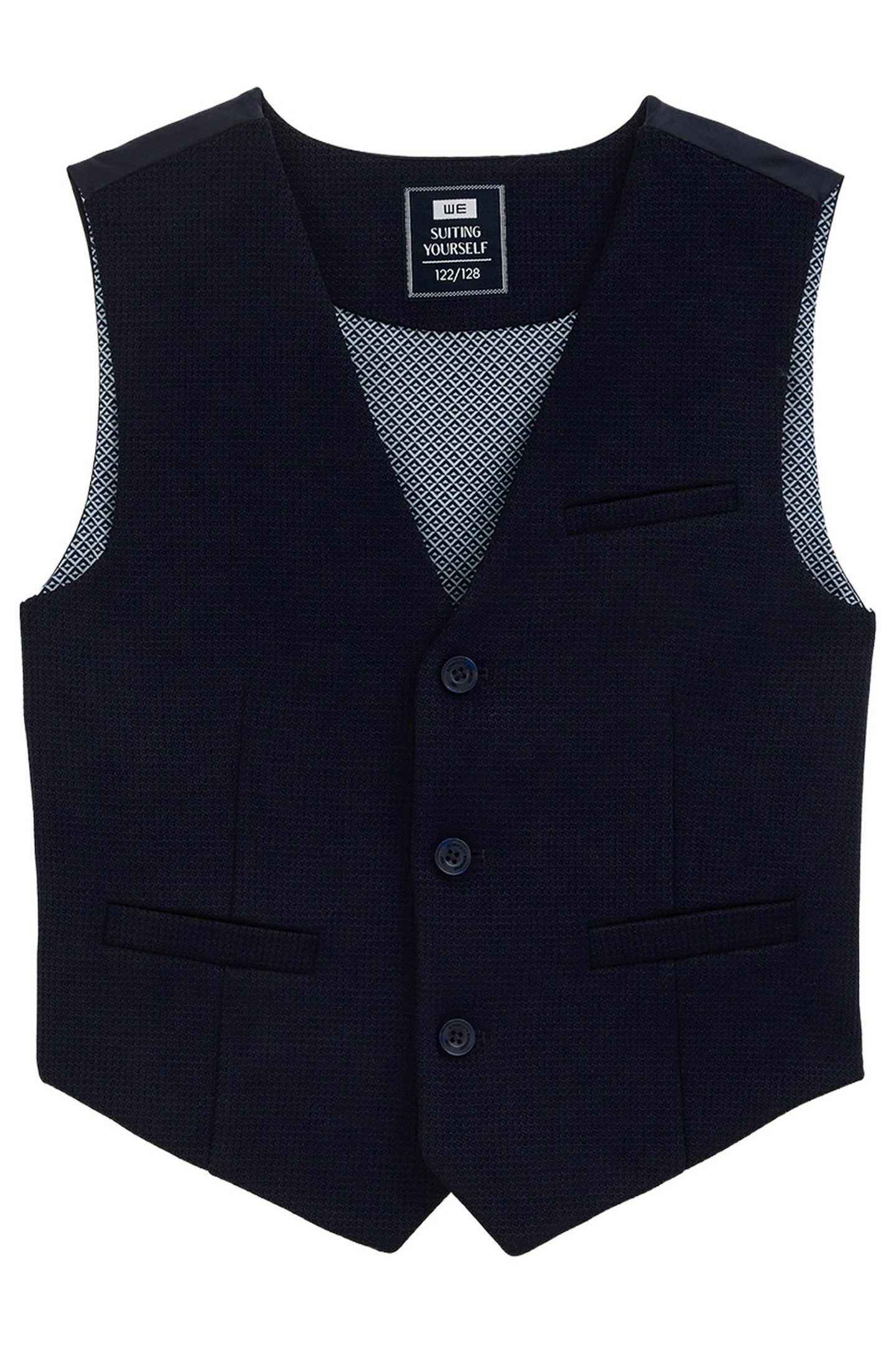 BOYS WAISTCOAT DARK BLUE 1