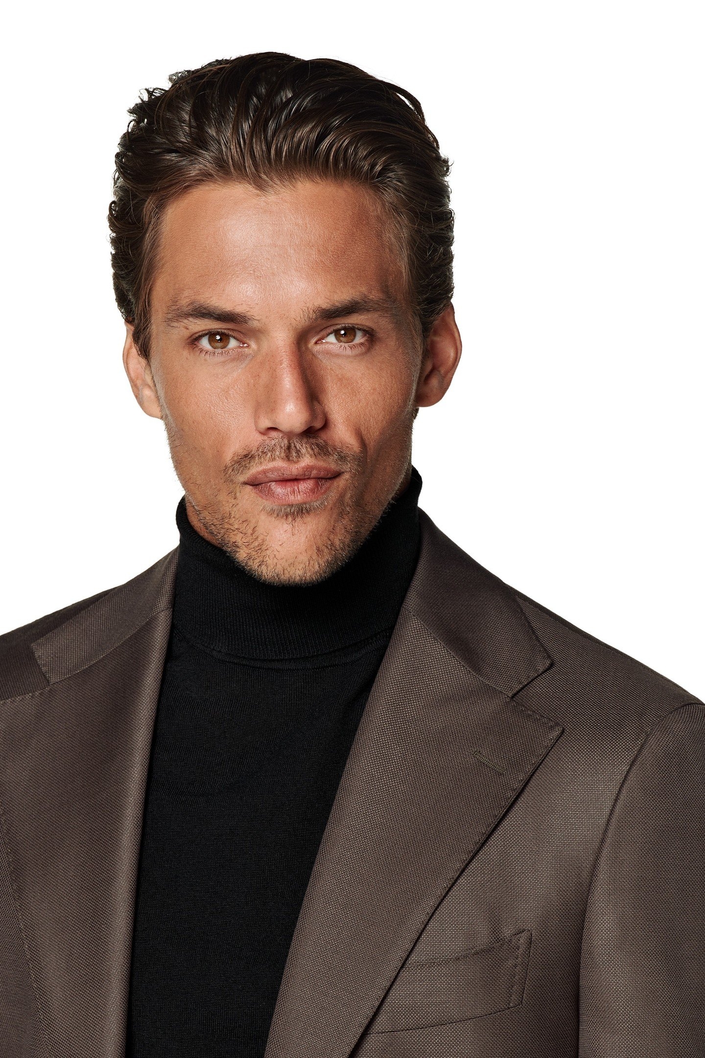 ROMA-DARK BROWN-PURE WOOL S130 DARK BROWN 5