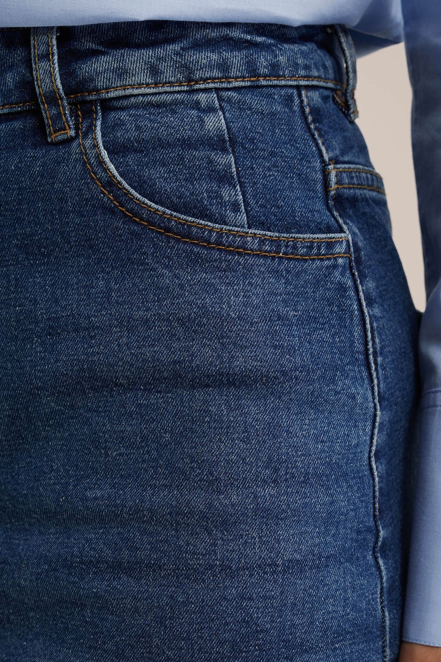 SKIRT MAXI LENGTH DARK BLUE 5