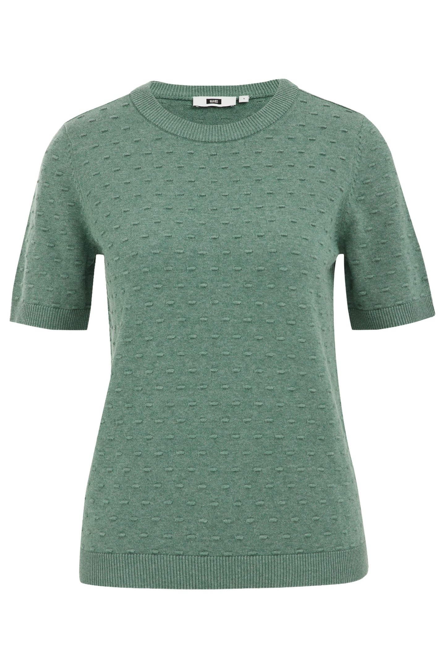 KNITTED PULLOVER LIGHT GREEN 1