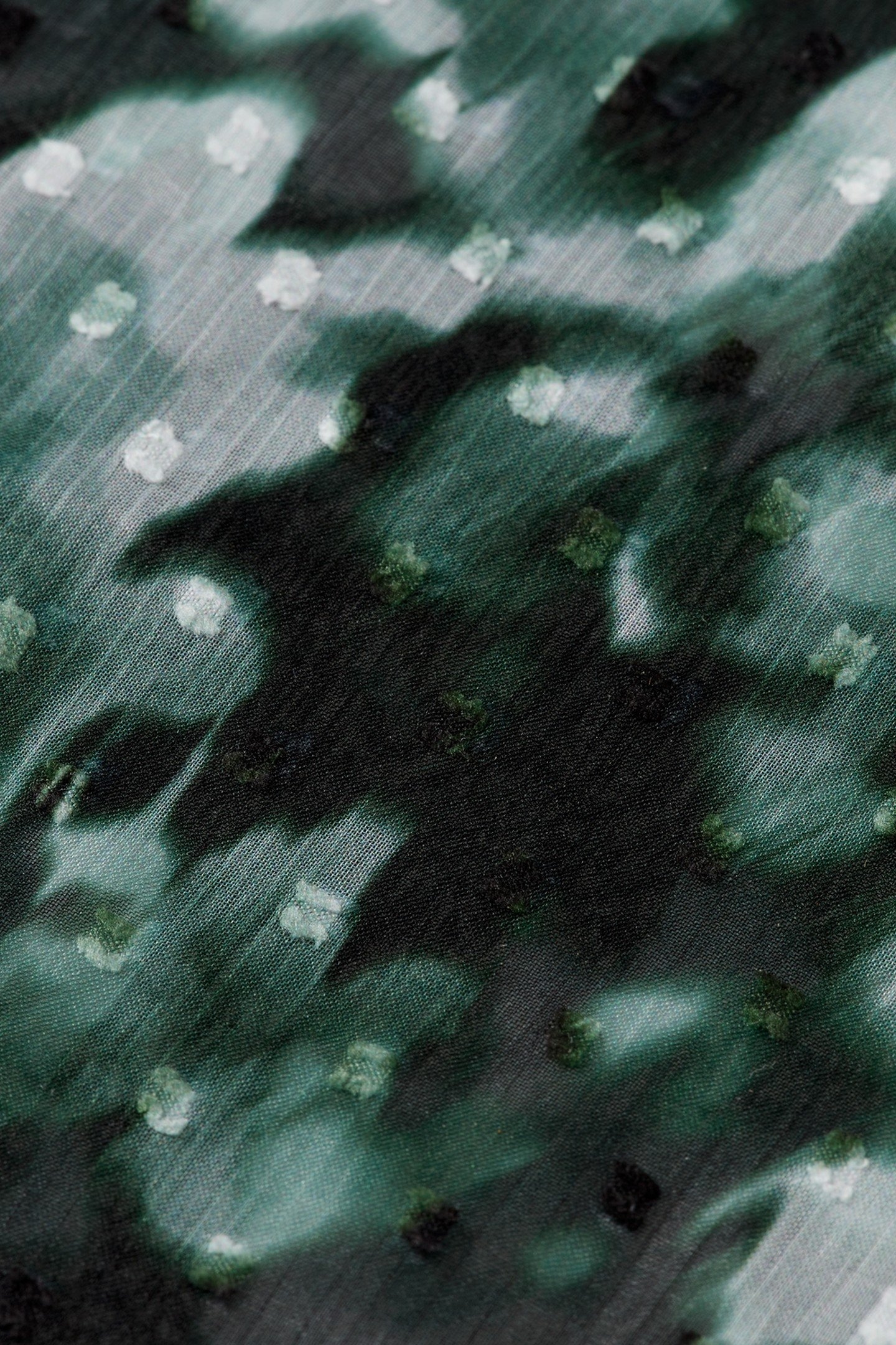 PRINTED FIL COUPE TOP NIEUW BLOSSOM PRINT PARK GREEN 3