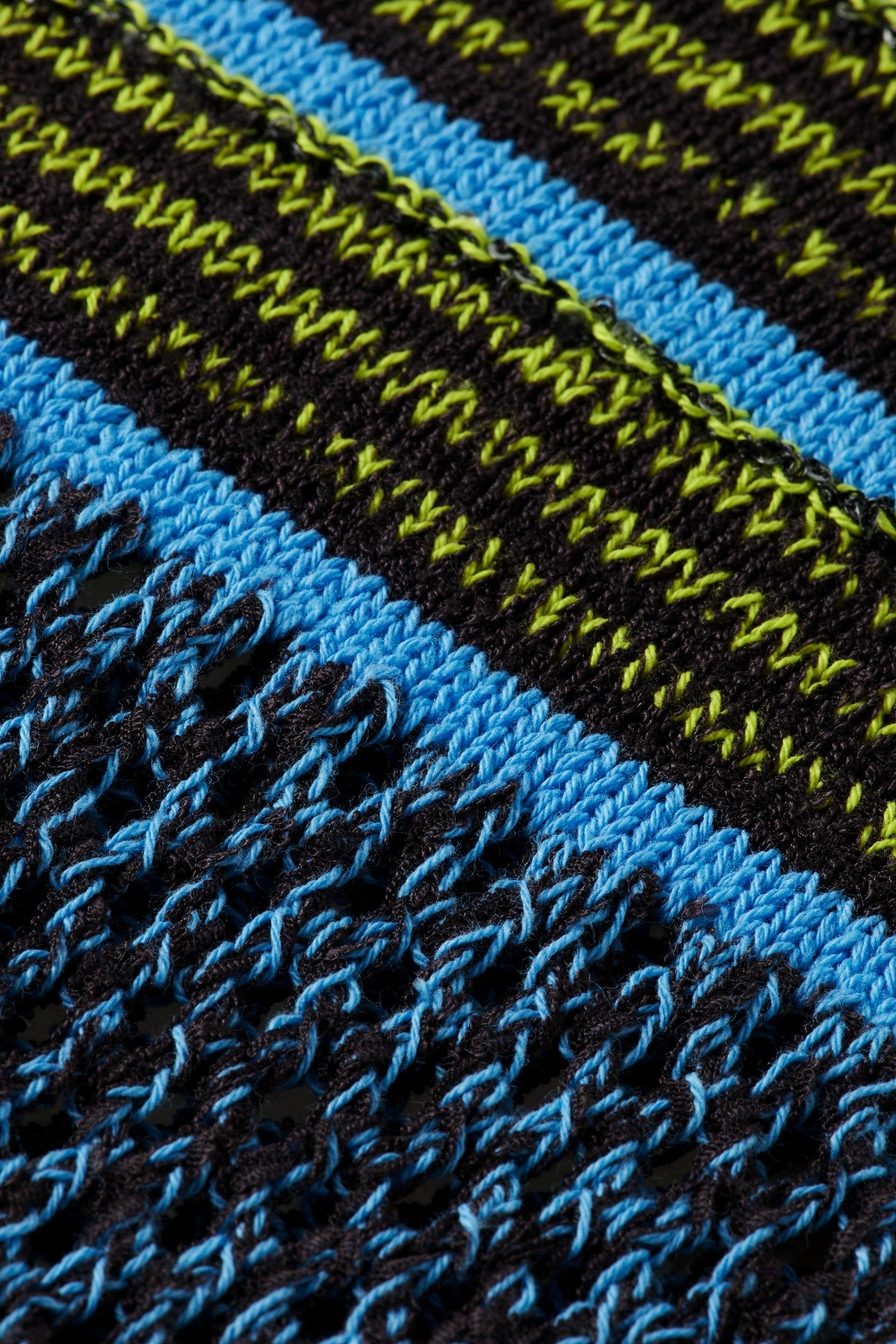 SEQUIN STRIPE KNITTED DRESS WASHED BLACK 5