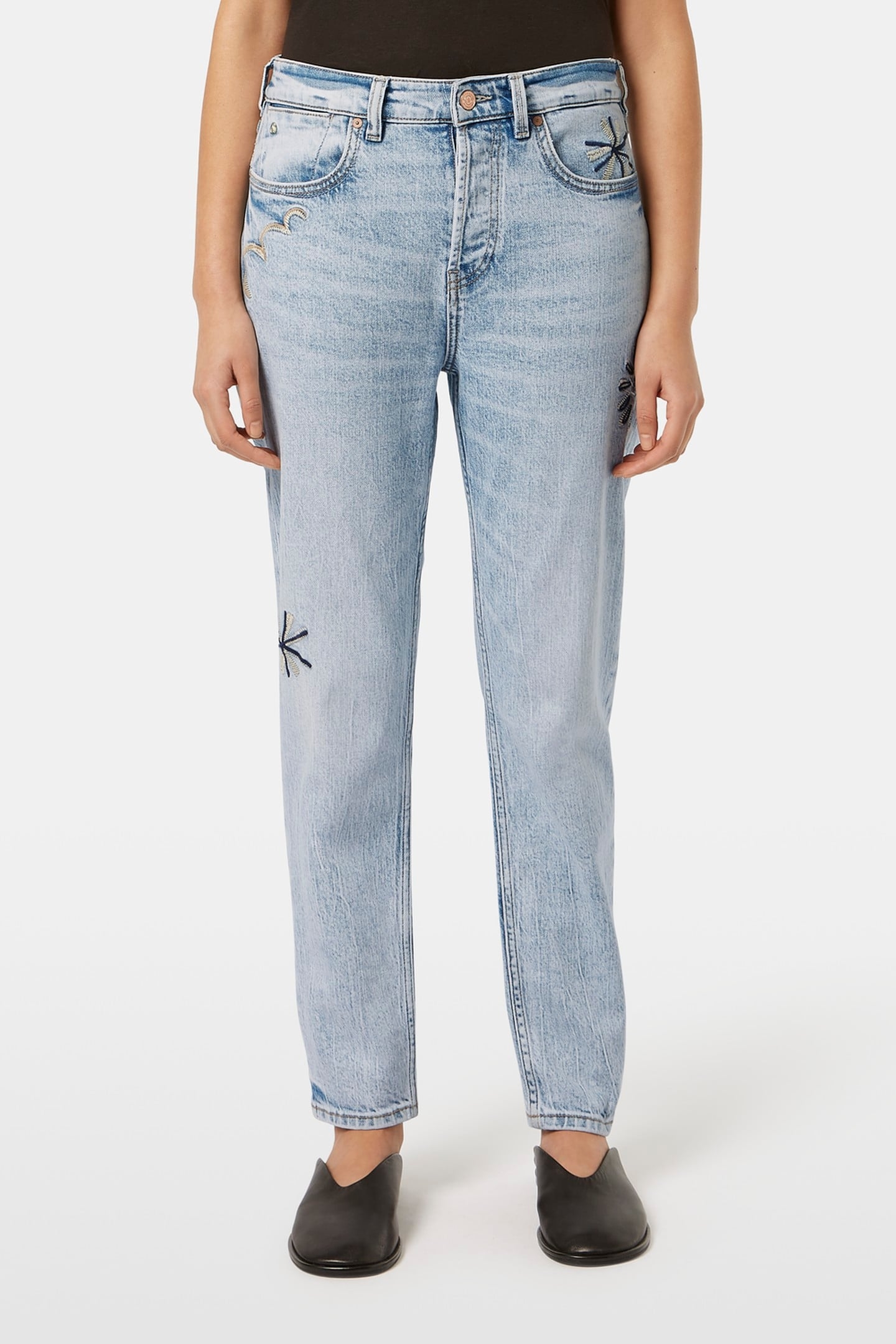 THE BUZZ SLIM BOYFRIEND JEANS SPRING LIGHTS 2