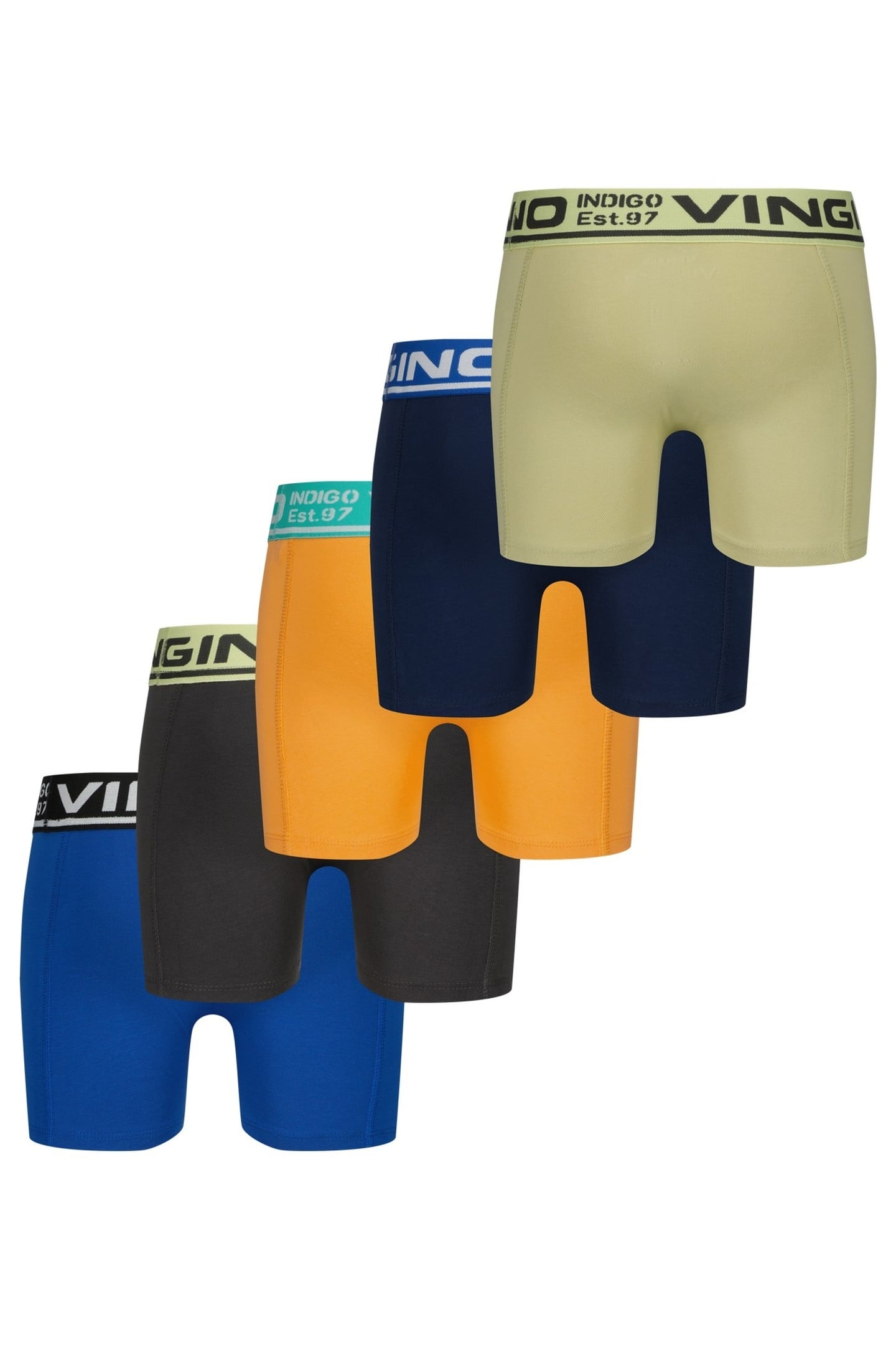 BOYS B-SO26 UNI 5PACK BOXER LIGHT PAPAYA ORANGE 1