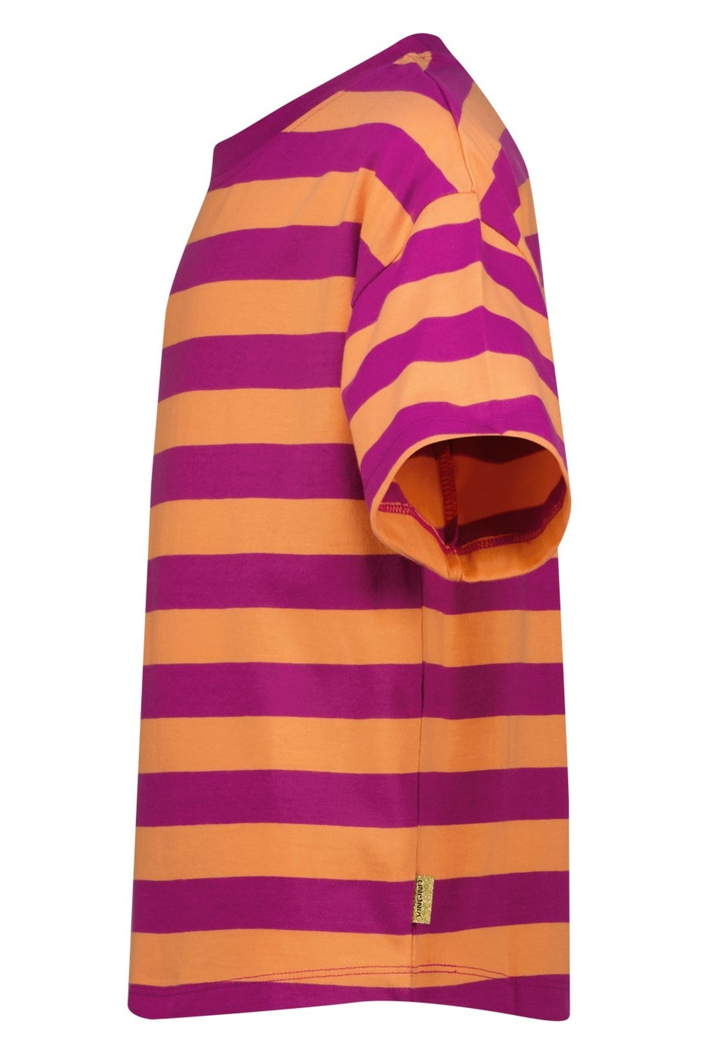 GIRLS BASIC STRIPE TEE T-SHIRT ASTER PINK 3