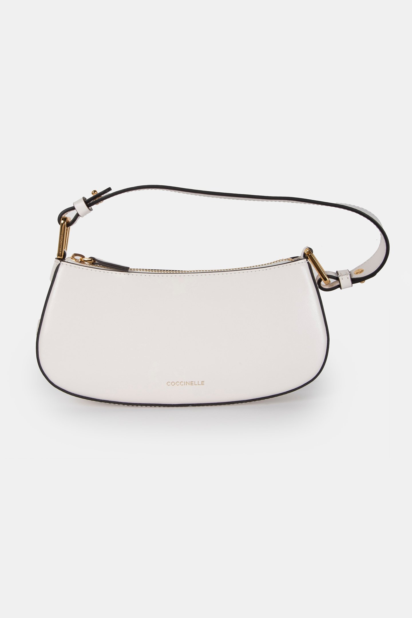 MINI SHOULDER BAG IN LEATHER IN CREAM 2