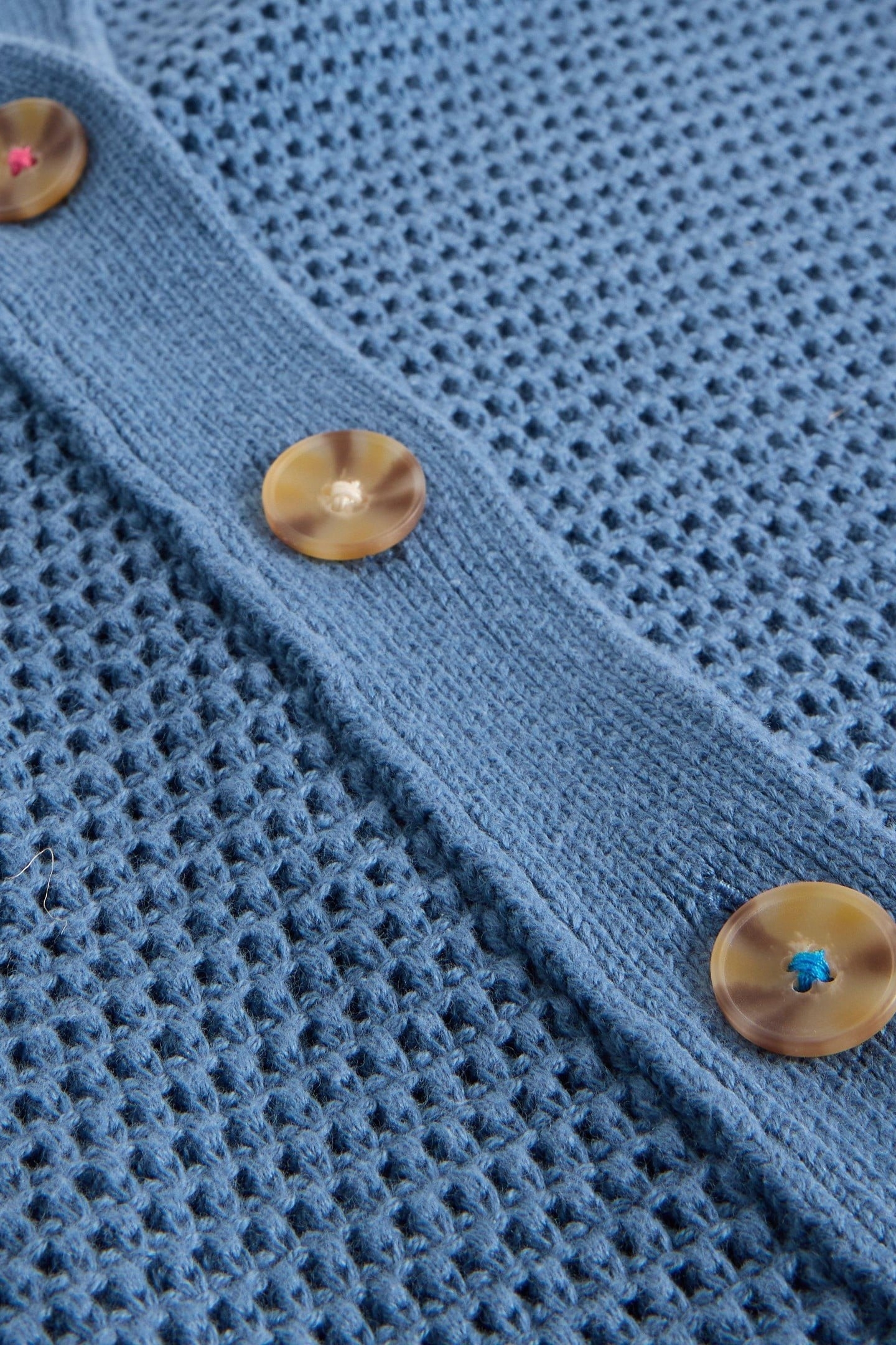 CHATERLY COLLAR CARDI MID BLUE 5