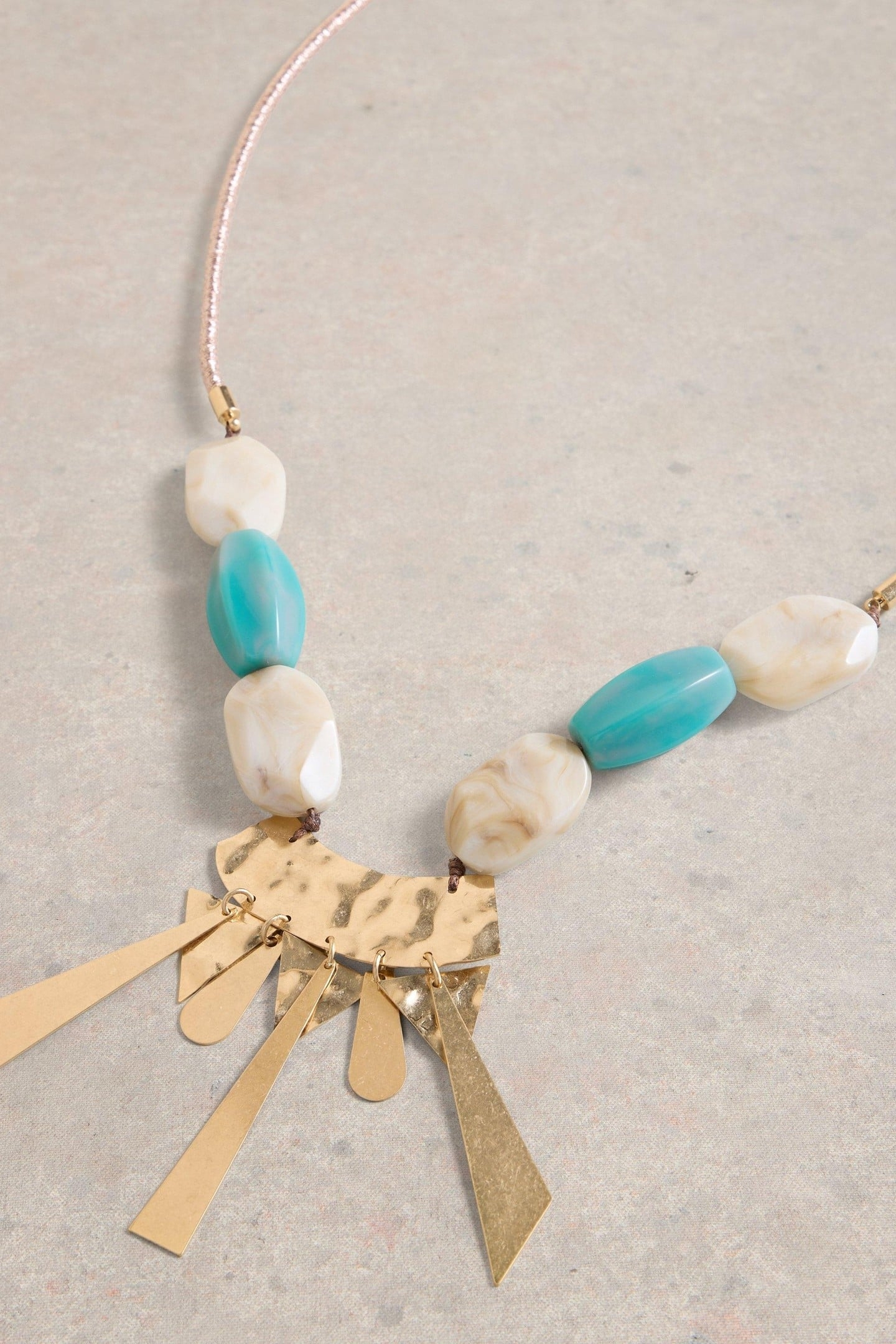 CHERRY MULTI BEAD NECKLACE NATURAL MULTI 1