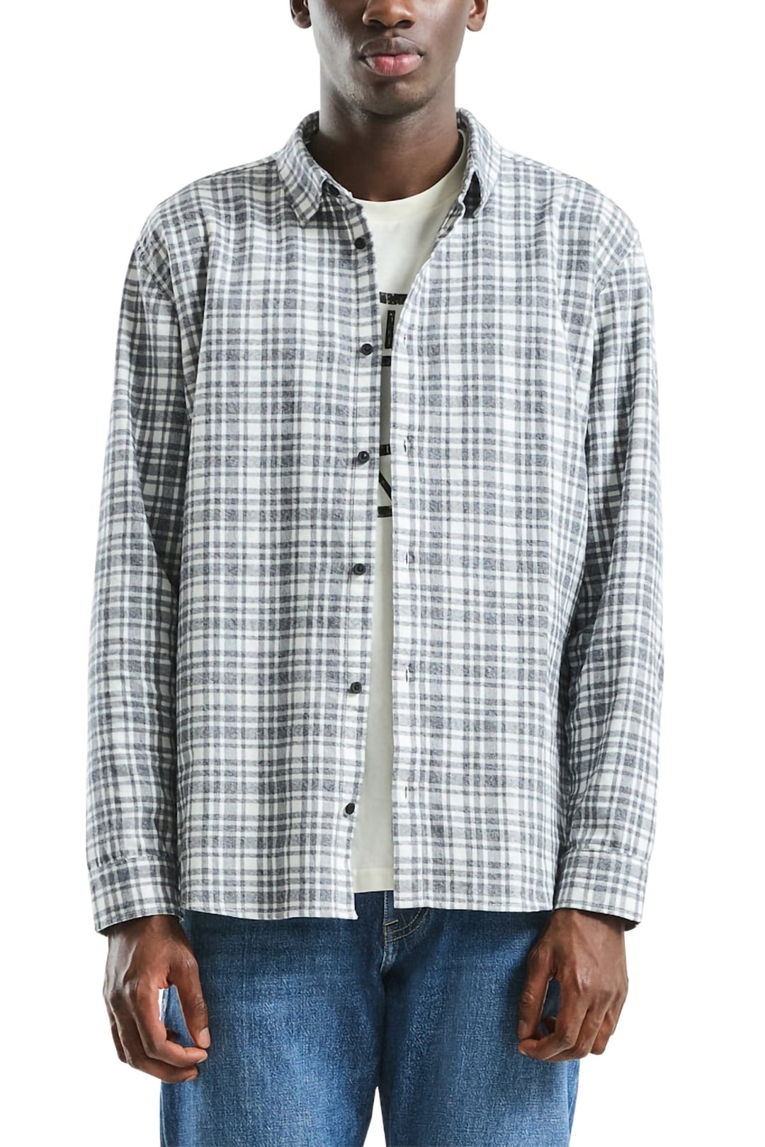 S.OLIVER-QS SHIRTS GREY/BLACK 1